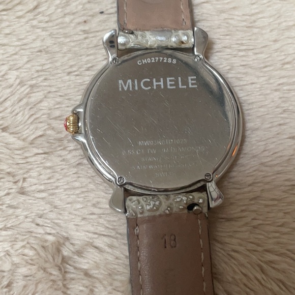 Michele CXS Diamond Watch with NEW Battery main image 10